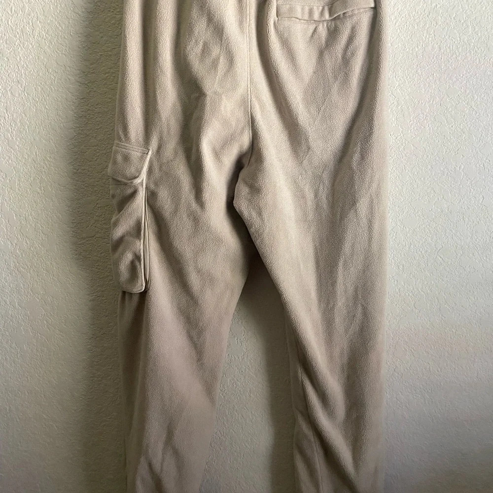 Jordan Essential Fleece Winter Cream Jogger Cargo Sweat Streetwear Pants Size S